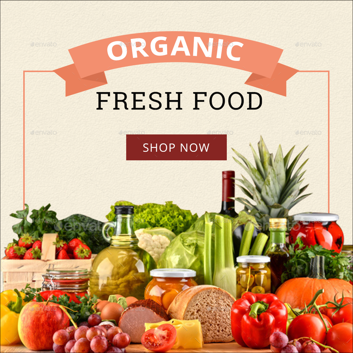 Organic Produce Banner